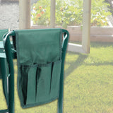 Maxbell Garden Kneeler Seat Green Multipurpose Compact Thick Sponge Padding Foldable Style D