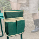 Maxbell Garden Kneeler Seat Green Multipurpose Compact Thick Sponge Padding Foldable Style E