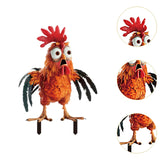 Maxbell Animal Statue Crafts Acrylic Gifts DIY Outdoor Garden Figurine for Courtyard Chicken