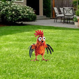 Maxbell Animal Statue Crafts Acrylic Gifts DIY Outdoor Garden Figurine for Courtyard Chicken