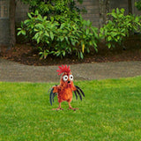 Maxbell Animal Statue Crafts Acrylic Gifts DIY Outdoor Garden Figurine for Courtyard Chicken