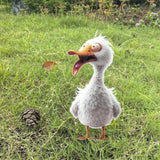 Maxbell Animal Statue Crafts Acrylic Gifts DIY Outdoor Garden Figurine for Courtyard Duck