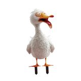 Maxbell Animal Statue Crafts Acrylic Gifts DIY Outdoor Garden Figurine for Courtyard Duck