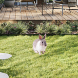 Maxbell Rabbit Animal Statue Stake Garden Rabbit Decoration for Porch Backyard Patio Style A