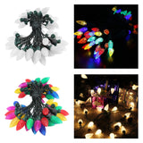 33 Feet C9 Christmas String Lights US 110V Plug Multipurpose Xmas Decoration Warm White Light