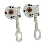 Maxbell 2 Pieces Outdoor Awning Gear Universal Aluminum Alloy Awning Drive Gear