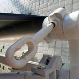 Maxbell 2 Pieces Outdoor Awning Gear Universal Aluminum Alloy Awning Drive Gear