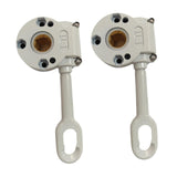 Maxbell 2 Pieces Outdoor Awning Gear Universal Aluminum Alloy Awning Drive Gear