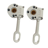 Maxbell 2 Pieces Outdoor Awning Gear Universal Aluminum Alloy Awning Drive Gear