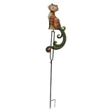 Maxbell Animal Rocker Garden Stake Entryway Porch Yard Lover Gift Farm Art Sculpture Cat 26x12x145cm