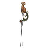 Maxbell Animal Rocker Garden Stake Entryway Porch Yard Lover Gift Farm Art Sculpture Cat 26x12x145cm