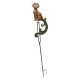 Maxbell Animal Rocker Garden Stake Entryway Porch Yard Lover Gift Farm Art Sculpture Cat 26x12x145cm