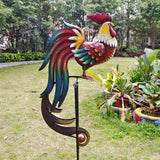 Maxbell Animal Rocker Garden Stake Entryway Porch Yard Lover Gift Farm Art Sculpture Chick 31x12x146cm