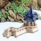 Maxbell Pavilion Statue Decoration Bridge Lawn Aquarium Decor Fariy Garden Sculpture