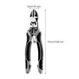Maxbell Multipurpose Wire Strippers Sturdy Wire Cutter for Crimping Cutting Screwing Diagonal Pliers