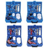 Maxbell Air Spray Sets Handheld Auto Painting for Art Automotive Cars blue nozzle 1.4 0.8
