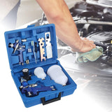 Maxbell Air Spray Sets Handheld Auto Painting for Art Automotive Cars blue nozzle 1.4 0.8