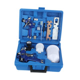 Maxbell Air Spray Sets Handheld Auto Painting for Art Automotive Cars blue nozzle 1.4 0.8