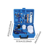 Maxbell Air Spray Sets Handheld Auto Painting for Art Automotive Cars blue nozzle 1.4 0.8