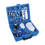 Maxbell Air Spray Sets Handheld Auto Painting for Art Automotive Cars blue nozzle 1.4 0.8
