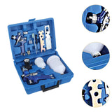 Maxbell Air Spray Sets Handheld Auto Painting for Art Automotive Cars blue nozzle 1.4 0.8