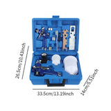 Maxbell Air Spray Sets Handheld Auto Painting for Art Automotive Cars blue nozzle 1.4 1.0