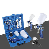 Maxbell Air Spray Sets Handheld Auto Painting for Art Automotive Cars blue nozzle 1.4 1.0
