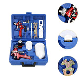 Maxbell Air Spray Sets Handheld Auto Painting for Art Automotive Cars red nozzle 1.4 0.8