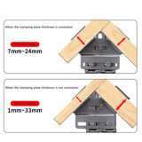 Maxbell 2 Pieces 90 Degree Angle Clamp Woodworking Tool for Home Decoration Projects