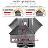 Maxbell 2 Pieces 90 Degree Angle Clamp Woodworking Tool for Home Decoration Projects