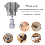 Maxbell 2 Pieces 90 Degree Angle Clamp Woodworking Tool for Home Decoration Projects