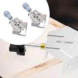 Maxbell 2x Woodworking 90 Right Angle Clamps Adjustable for Home Projects