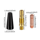 Maxbell 48x Flux Core Gasless Nozzle Tips Kit 0.030" Nozzles Lightweight Replacement