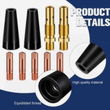 Maxbell 48x Flux Core Gasless Nozzle Tips Kit 0.030" Nozzles Lightweight Replacement