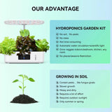 Hydroponic Growing System Accessories Space Saving Full Spectrums Grow Lights