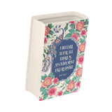 Maxbell Decorative Vase Book Shaped Gift Ceramic Vase for Desktop Centerpiece Office Style A