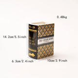 Maxbell Decorative Vase Book Shaped Gift Ceramic Vase for Desktop Centerpiece Office Style B