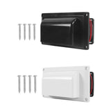 Maxbell 12V RV Side Vent Fan Premium Air Vent Ventilation Fan for Yacht Trailer Boat Black