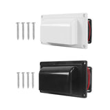Maxbell 12V RV Side Vent Fan Premium Air Vent Ventilation Fan for Yacht Trailer Boat Black