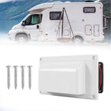 Maxbell 12V RV Side Vent Fan Premium Air Vent Ventilation Fan for Yacht Trailer Boat White