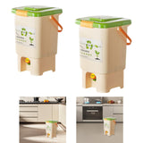 Countertop Compost Bin with Lid Fermentation Tank for Kitchen Orchard Indoor M