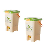 Countertop Compost Bin with Lid Fermentation Tank for Kitchen Orchard Indoor M