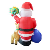 Maxbell 6 ft/1.83 M Inflatable Santa Claus Home Decor Outdoor Ornament for Yard Lawn
