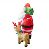 Maxbell 6 ft/1.83 M Inflatable Santa Claus Home Decor Outdoor Ornament for Yard Lawn