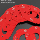Maxbell CURVE Angle Positioning Template Hardware for Home Carpentry Cutting Machine 66mmx110mm