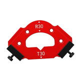 Maxbell CURVE Angle Positioning Template Hardware for Home Carpentry Cutting Machine 66mmx110mm