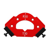 Maxbell CURVE Angle Positioning Template Hardware for Home Carpentry Cutting Machine 66mmx110mm
