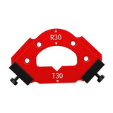Maxbell CURVE Angle Positioning Template Hardware for Home Carpentry Cutting Machine 66mmx110mm