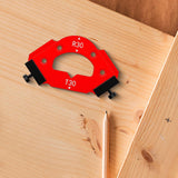 Maxbell CURVE Angle Positioning Template Hardware for Home Carpentry Cutting Machine 66mmx110mm