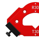 Maxbell CURVE Angle Positioning Template Hardware for Home Carpentry Cutting Machine 66mmx110mm